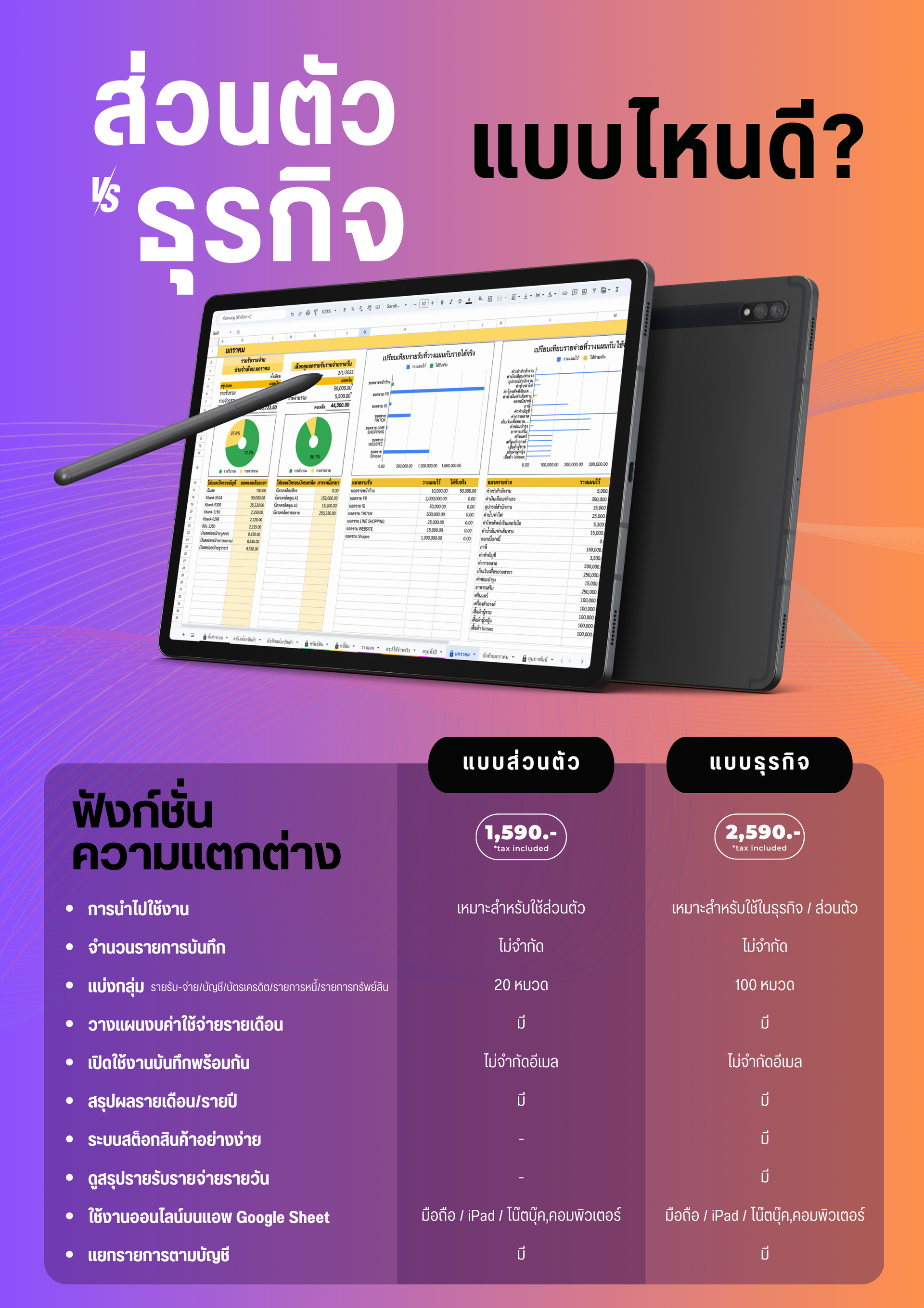 รายรับรายจ่าย