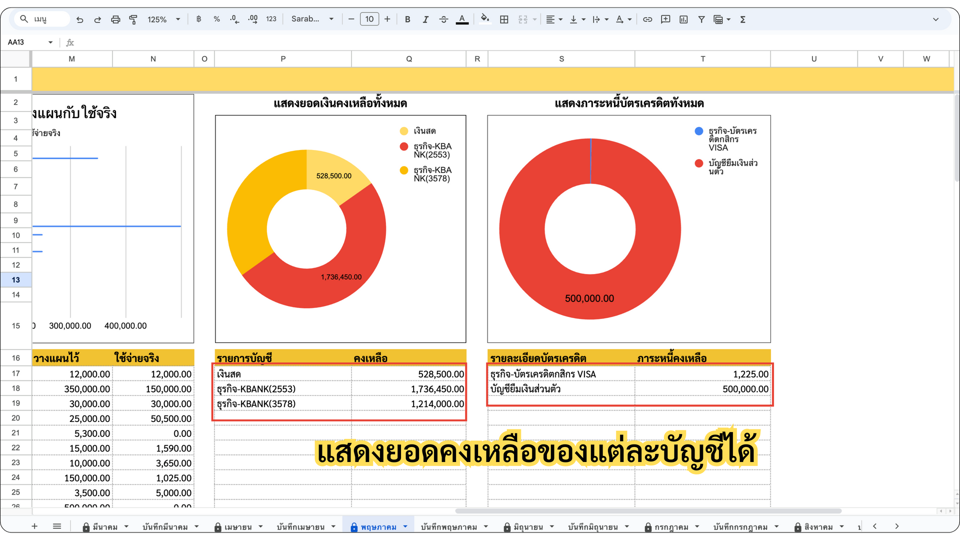 รายรับรายจ่าย